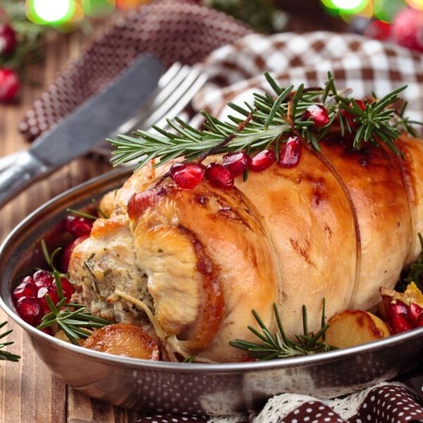 Turkey Breast Stuffed With Chestnut and Sage